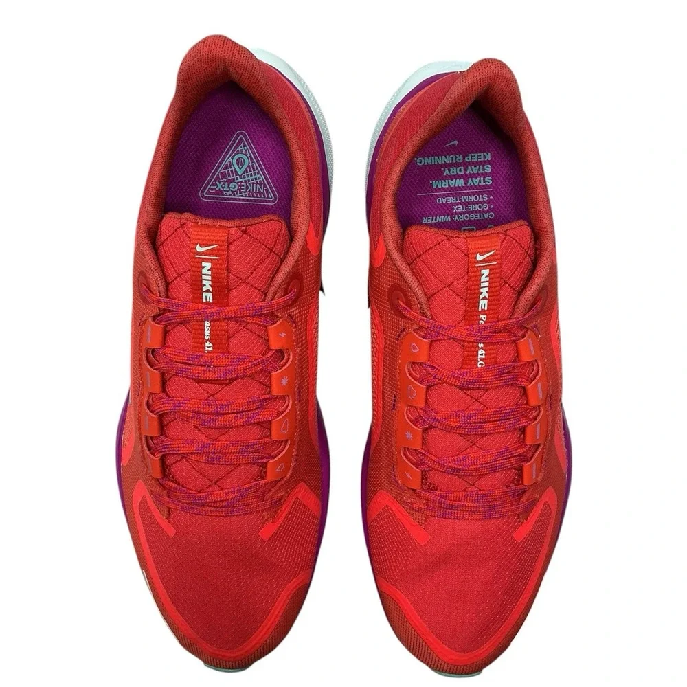 Nike Air Zoom Pegasus 41 GORE TEX Picante Red Green Frost HM8872-600 Men Size 10